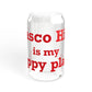 Sasco Hill is My Happy Place Sipper Glass, 16oz
