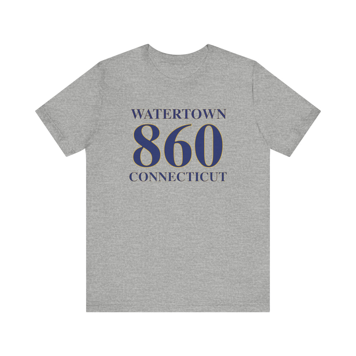 Watertown 860 Connecticut Unisex Jersey Short Sleeve T-Shirt