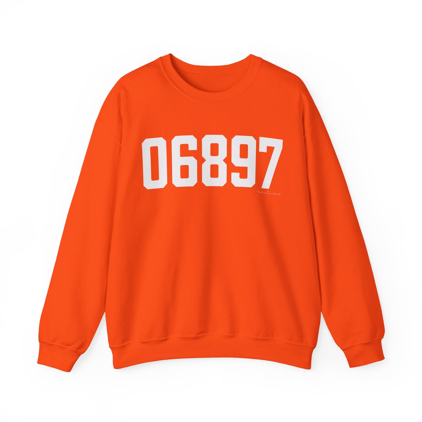 06897 Wilton CT Zip Code Unisex Heavy Blend™ Crewneck Sweatshirt