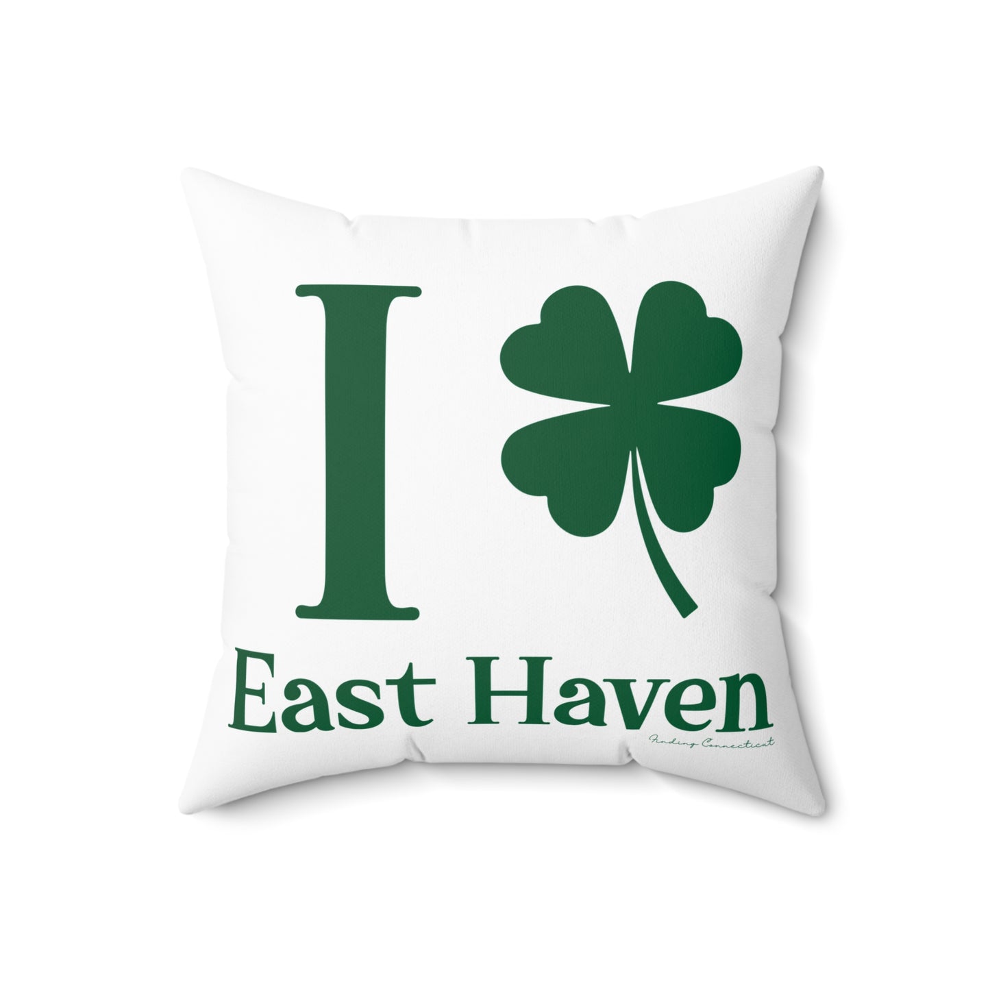 I Clover East Haven Spun Polyester Square Pillow