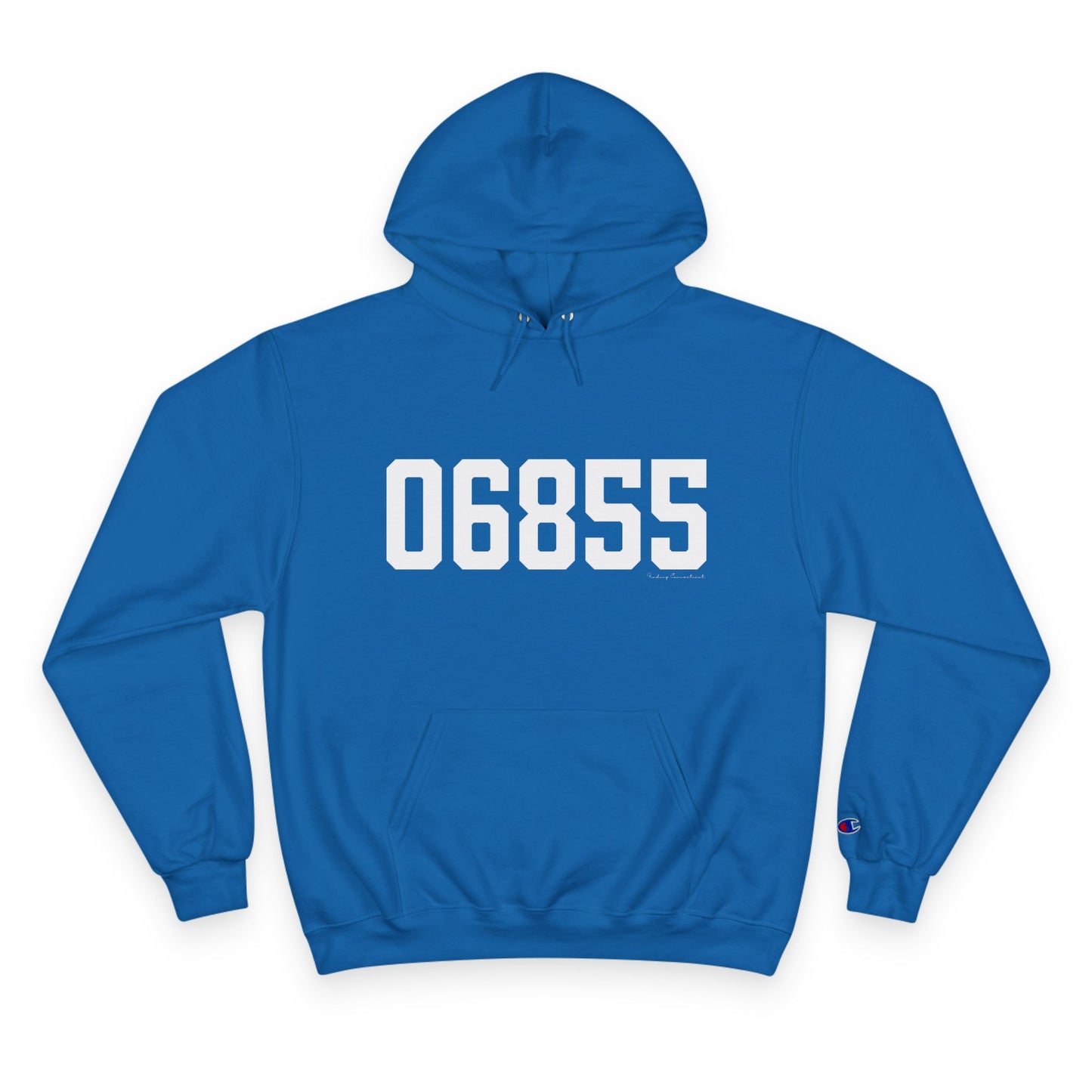06855 Norwalk CT Zip Code Champion Hoodie Sweatshirt