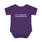 Just a kid from Mansfield Infant Baby Rib Bodysuit
