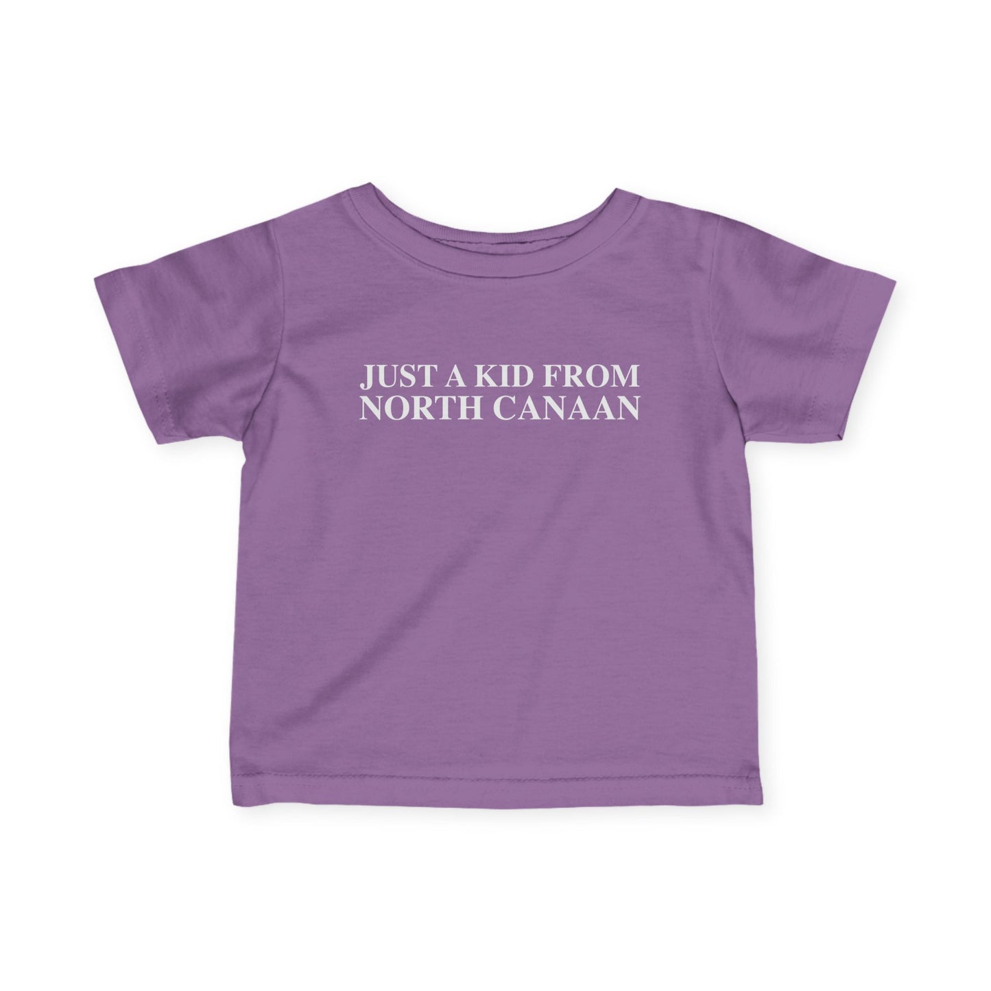 Just a kid from North Canaan Infant Fine Jersey T-Shirt