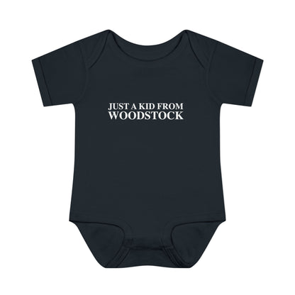 Just a kid from Woodstock Infant Baby Rib Bodysuit