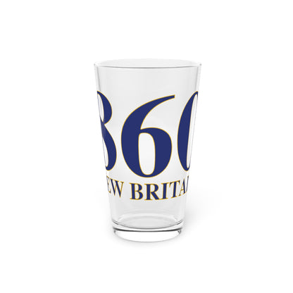 860 New Britain Pint Glass, 16oz