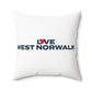Love West Norwalk Spun Polyester Square Pillow