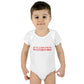Just a kid from Waterford Infant Baby Rib Bodysuit