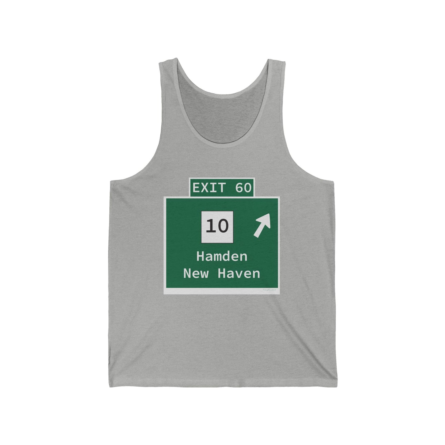 Vintage WCP Exit 60 Sign Unisex Jersey Tank Top