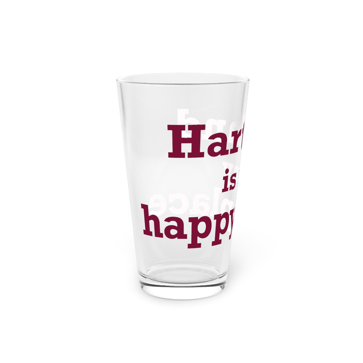 Hartland is My Happy Place Pint Glass, 16oz