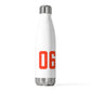 06910 Stamford Connecticut Zip Code 20oz Insulated Bottle
