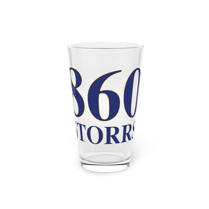 860 Storrs Pint Glass, 16oz