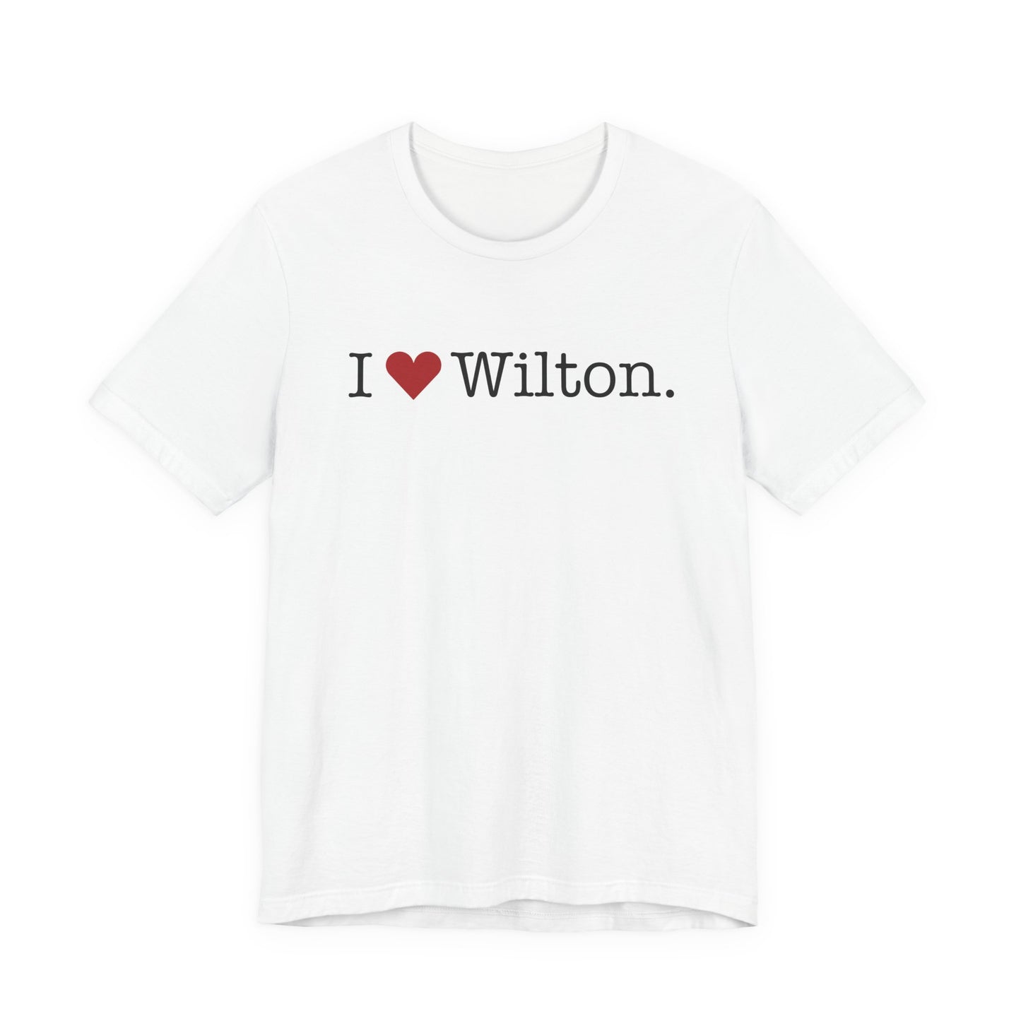 I Heart Wilton. Unisex Jersey Short Sleeve T-Shirt