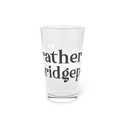 I’d rather be in Bridgeport Pint Glass, 16oz