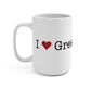 I Heart Greens Farms. Mug 15oz