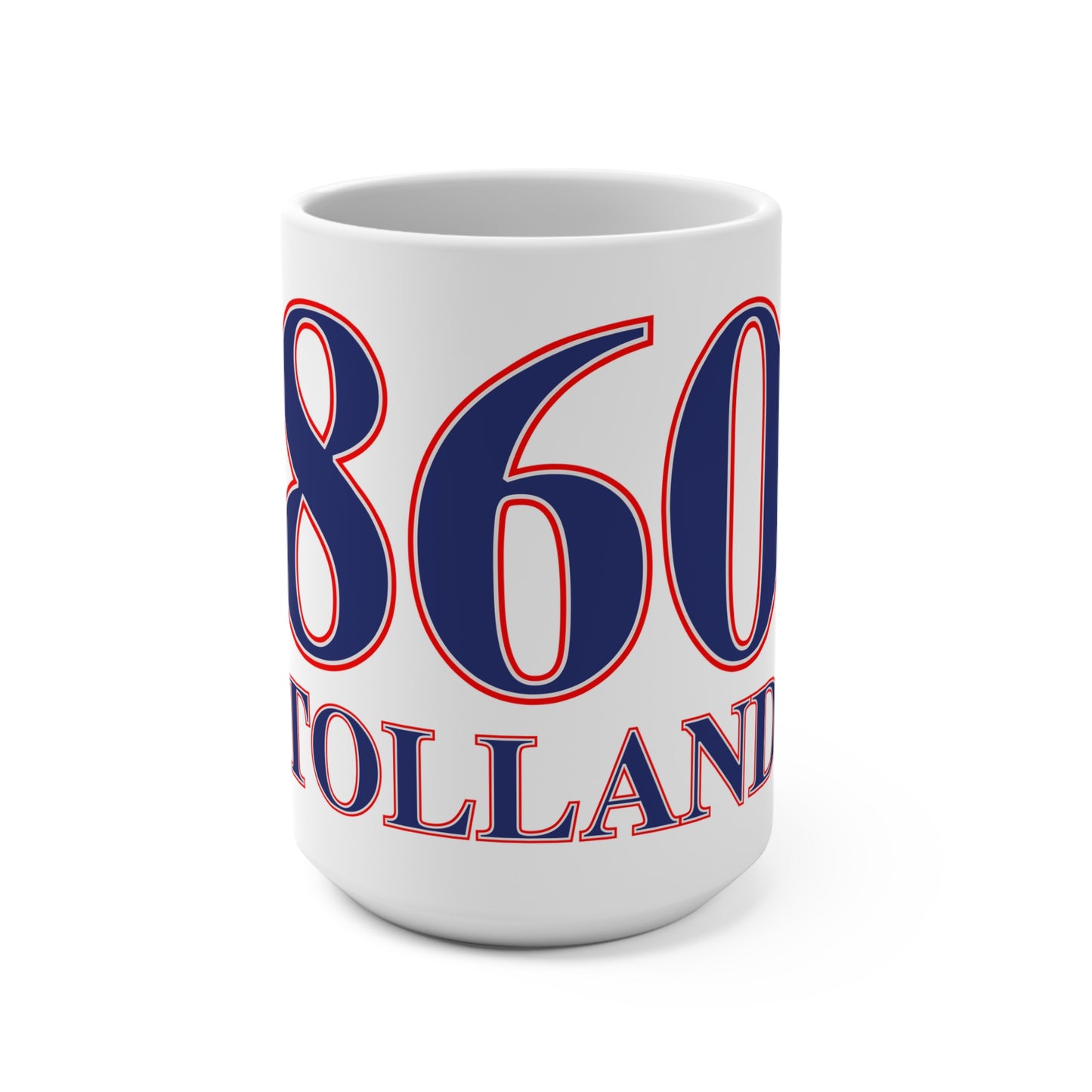 860 Tolland Red, White & Blue Mug 15oz