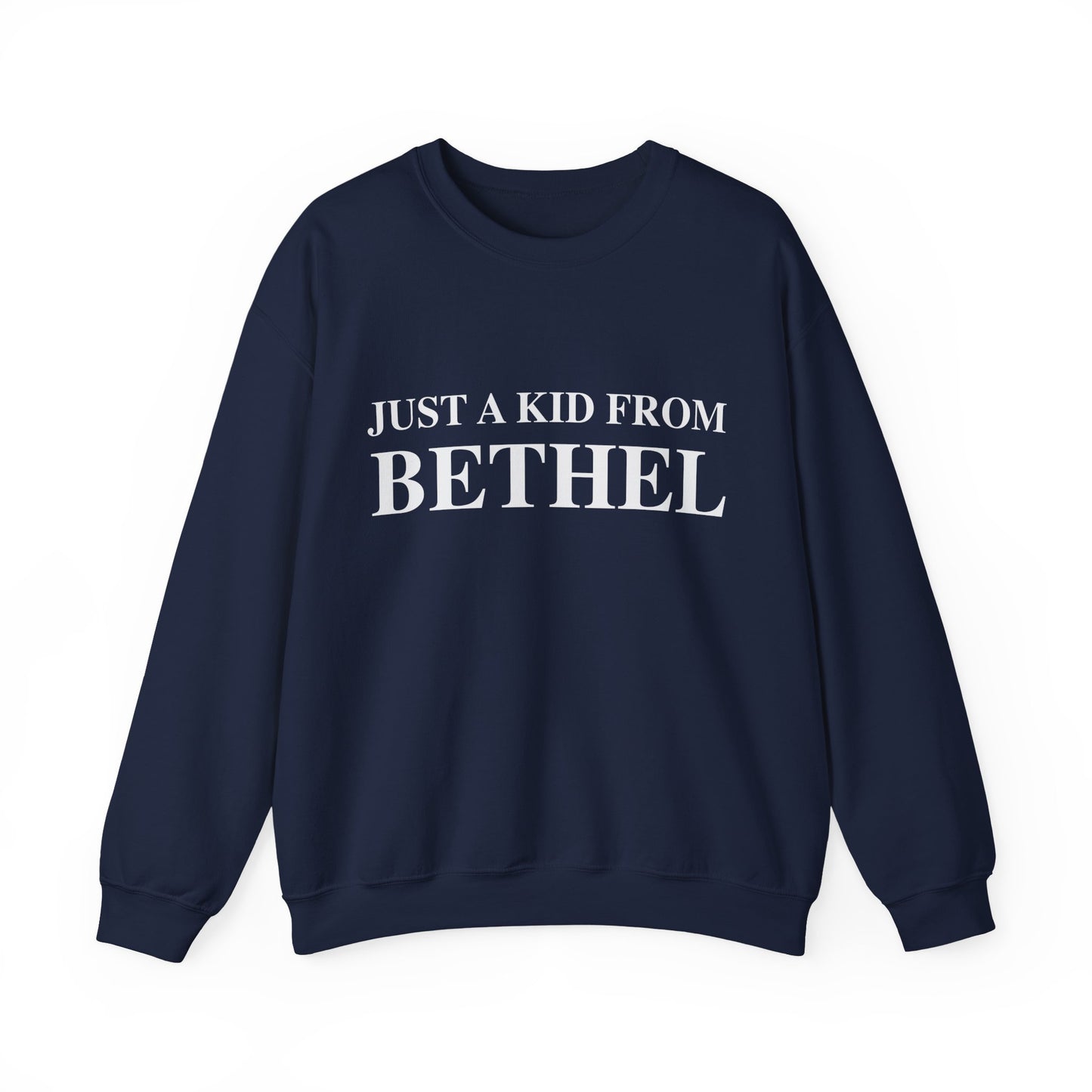 Just a kid from Bethel Unisex Heavy Blend™ Crewneck Sweatshirt