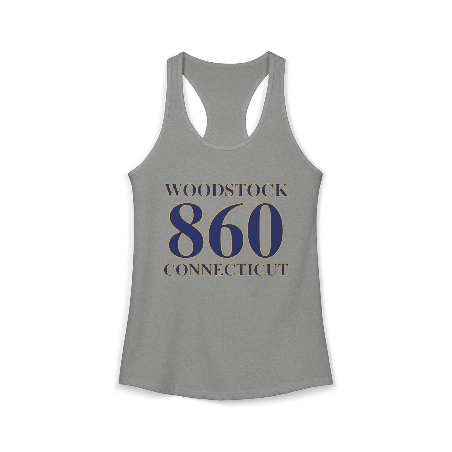 Woodstock 860 Connecticut Women's Ideal Racerback Tank Top