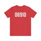 06910 Stamford CT Zip Code Unisex Jersey Short Sleeve T-Shirt