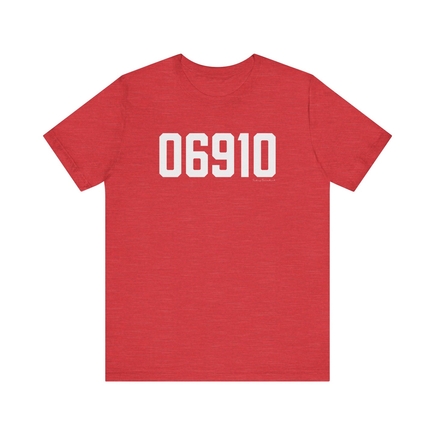 06910 Stamford CT Zip Code Unisex Jersey Short Sleeve T-Shirt