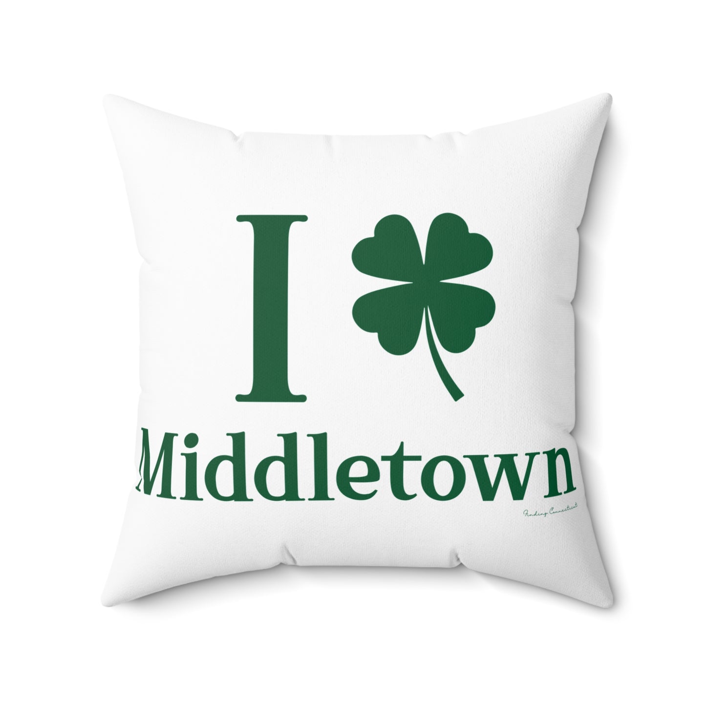 I Clover Middletown Spun Polyester Square Pillow