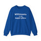 Willimantic is My Happy Place Unisex Heavy Blend™ Crewneck Sweatshirt