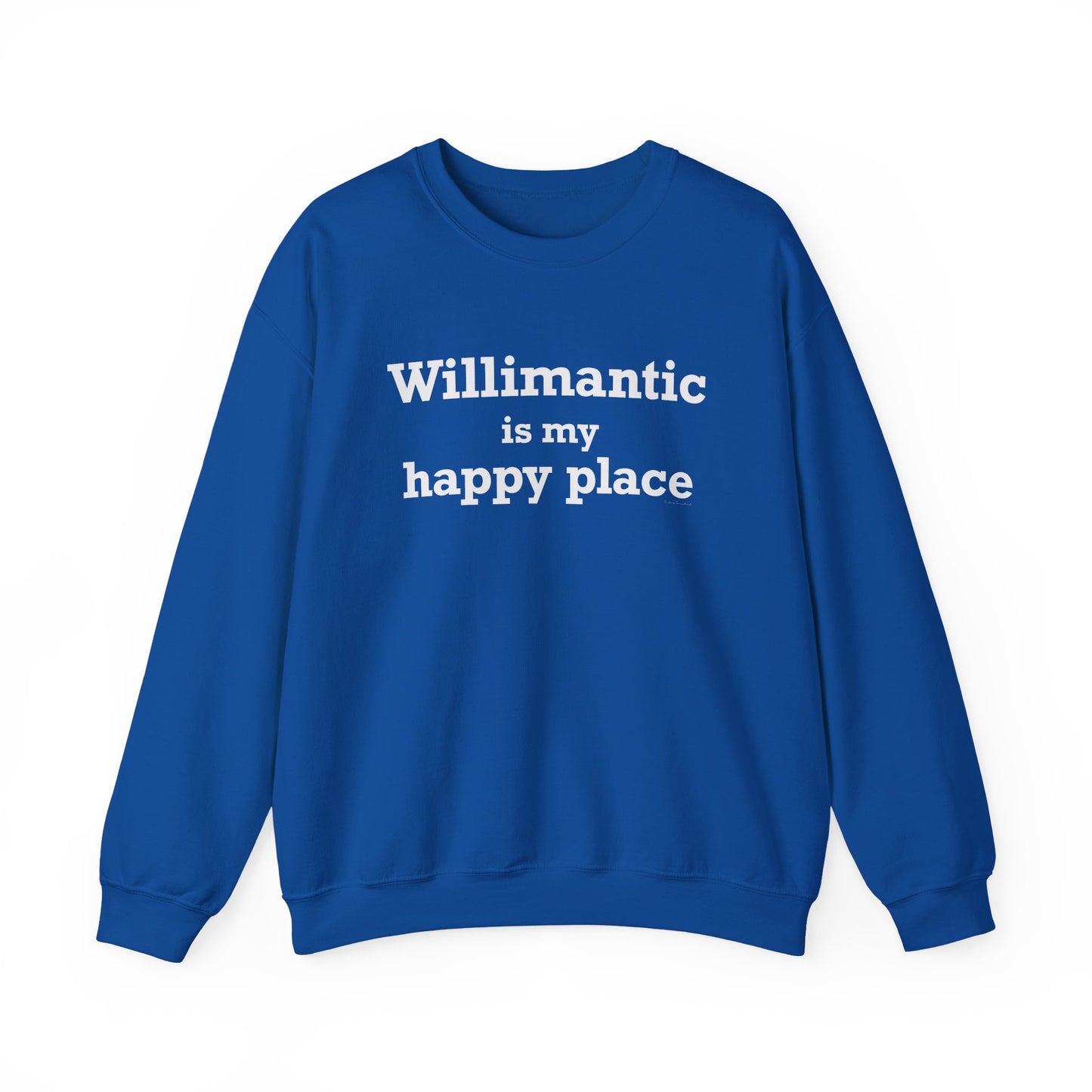 Willimantic is My Happy Place Unisex Heavy Blend™ Crewneck Sweatshirt