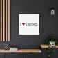 I Heart Darien. Matte Canvas, Stretched, 1.25"