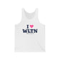I Heart WLTN Unisex Jersey Tank Top