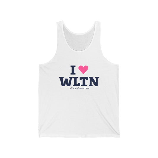 I Heart WLTN Unisex Jersey Tank Top