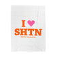 I Heart SHTN Velveteen Plush Blanket