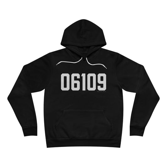 06109 - Wethersfield CT Zip Code - Unisex Sponge Fleece Pullover Hoodie