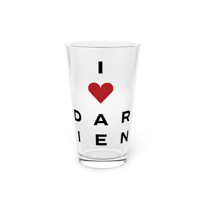 Darien Vision Pint Glass, 16oz