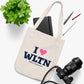 I Heart WLTN Organic Canvas Tote Bag
