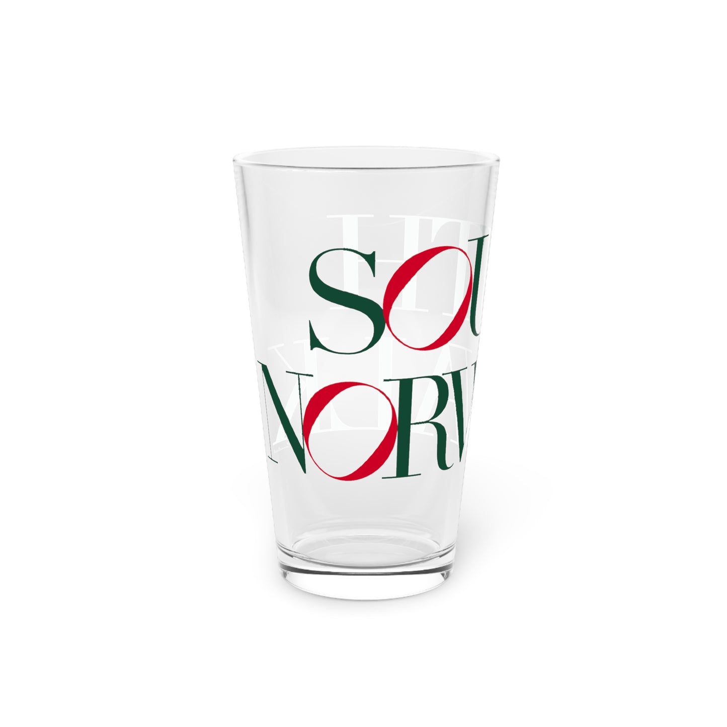 41 Tilt South Norwalk Pint Glass, 16oz