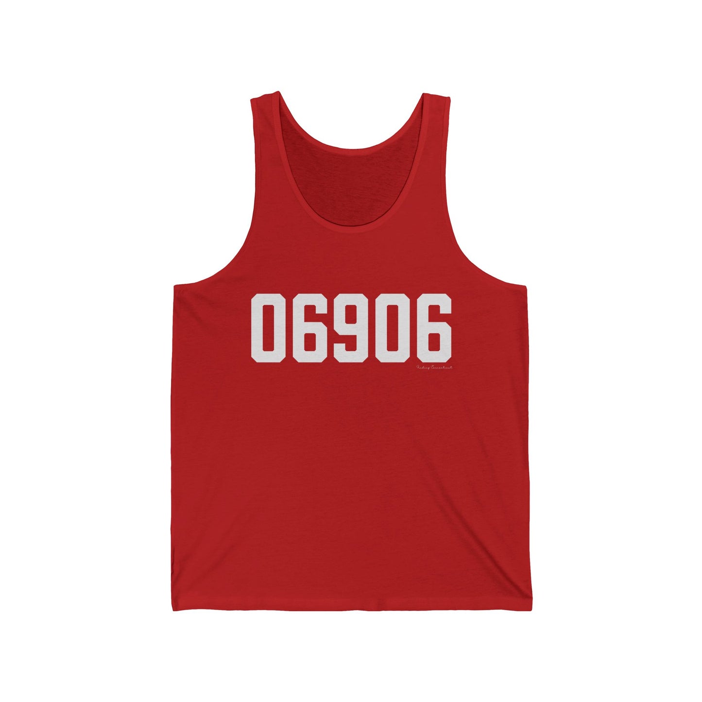 06906 Stamford CT Zip Code Unisex Jersey Tank Top