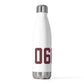 06052 New Britain Connecticut Zip Code 20 oz Insulated Bottle