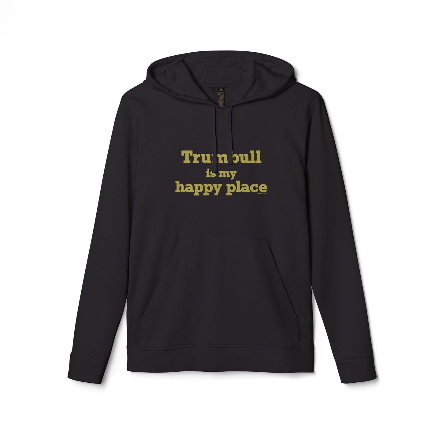 Trumbull Is My Happy Place adidas Unisex Fleece Hoodie