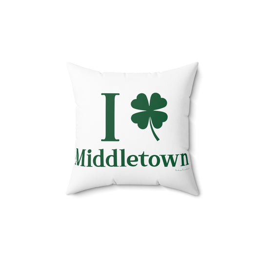 I Clover Middletown Spun Polyester Square Pillow