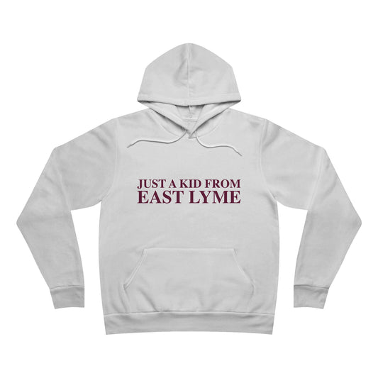 Just a kid from East Lyme Unisex Sponge Fleece Pullover Hoodie