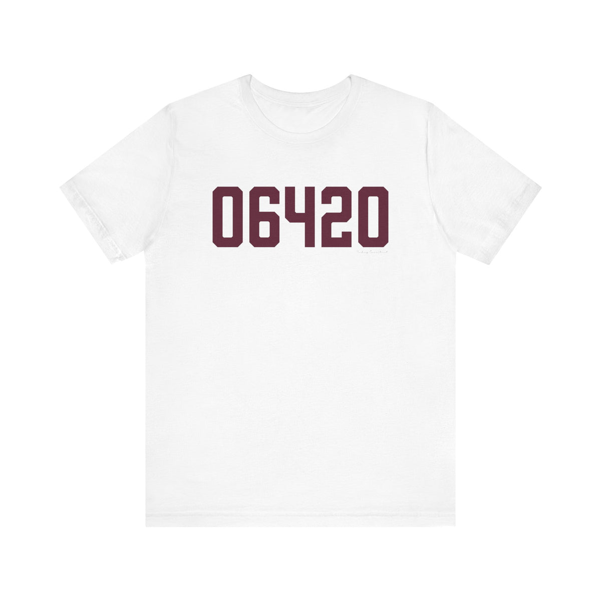 06420 Salem Connecticut Zip Code Unisex Jersey Short Sleeve T-Shirt