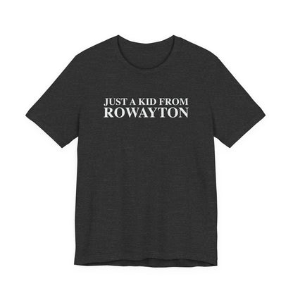 Just a kid from Rowayton Unisex Jersey Short Sleeve T-Shirt