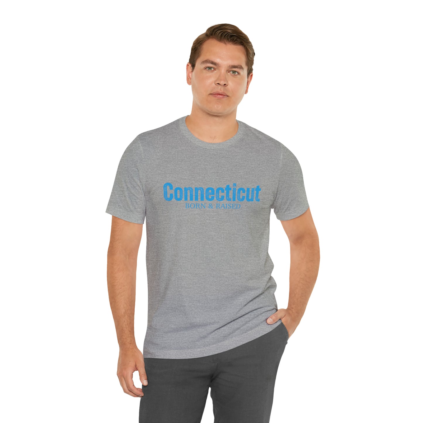 Connecticut Born & Raised Unisex Jersey Short Sleeve Tee