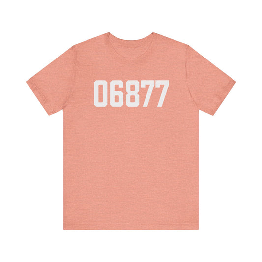 06877 Ridgefield CT Zip Code Unisex Jersey Short Sleeve T-Shirt