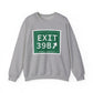 Vintage Exit 39B Merritt Parkway Sign Unisex Heavy Blend™ Crewneck Sweatshirt