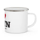 I Heart SHTN Enamel Camping Mug