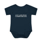 Just a kid from Compo Beach Infant Baby Rib Bodysuit