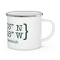 Norwalk Coordinates Enamel Camping Mug