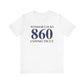 Windsor Locks 860 Connecticut Unisex Jersey Short Sleeve T-Shirt