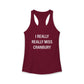 I Really Really Miss Cranbury Women's Ideal Racerback Tank Top