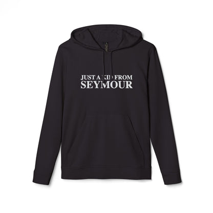 Just a kid from Seymour adidas Unisex Fleece Hoodie